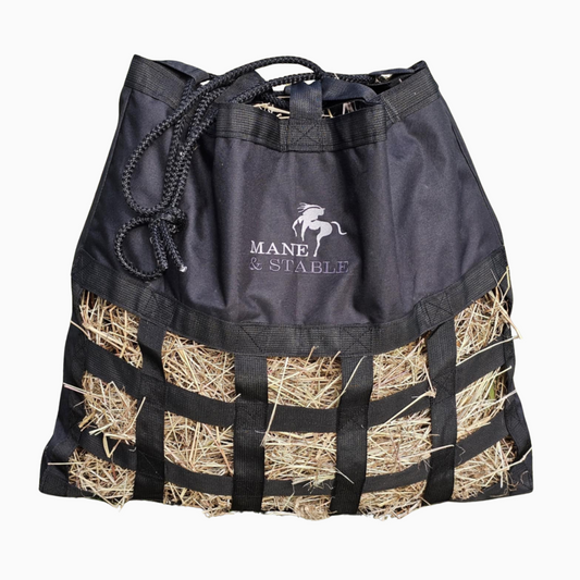 Horse Hay Saver Bag | Bonus 3pce Grooming Tool Set